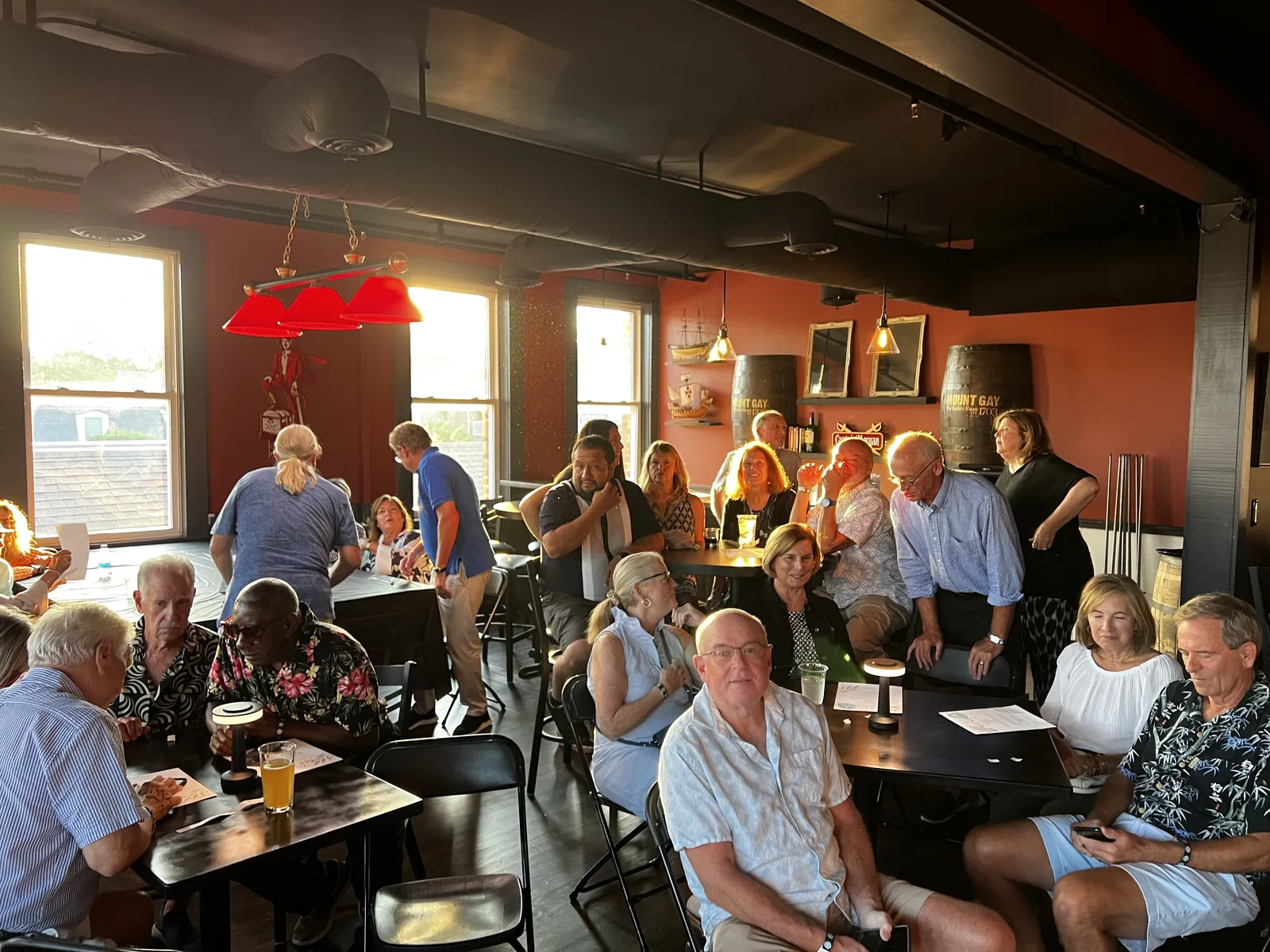 Private gathering in our upstairs event space