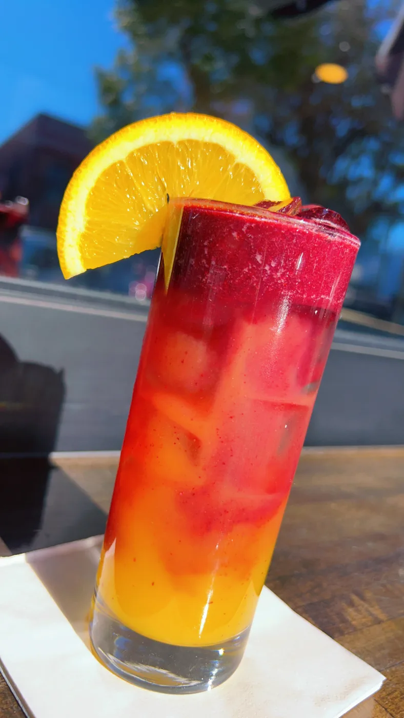 Tropical cocktail served at Royal James