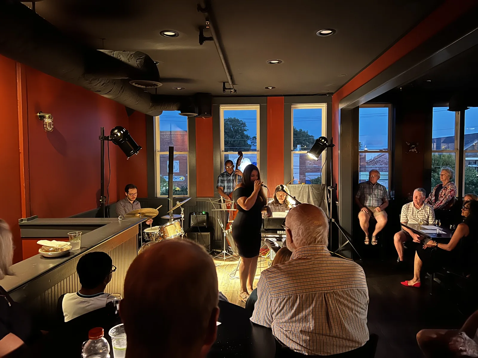 Guests gathered upstairs during one of our events